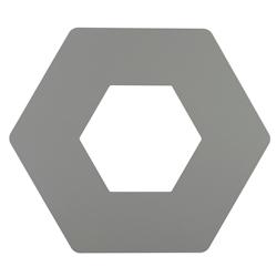 Rossignol - Borne de tri 50L avec seau HEXATRI - autres déchets gris manganèse/gris - gris métal 59033_0