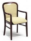 Fauteuil Gabin - chaise de restaurant avec assise et dos rembourrés_0