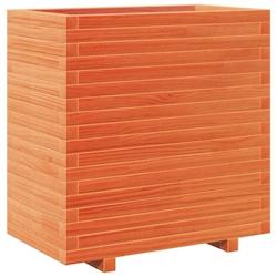 Helloshop26 - Jardinière bac lit surélevé plantes fleurs terrasse jardin cire 70 x 40 x 72,5 cm bois de pin massif marron 02_0038487 - 3000217696321_0