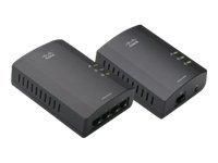 LINKSYS POWERLINE AV 4-PORT NETWORK ADAPTER KIT PLSK400 - PONT - COMMUTATEUR 4 PORTS - HOMEPLUG AV (HPAV) - BRANCHEMENT MURAL