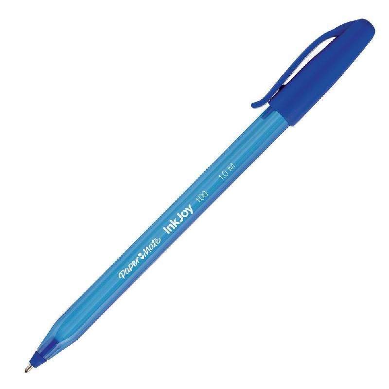 PAPER MATE STYLO BILLE INKJOY™100 BLEU 1,0 MM LOT DE 50