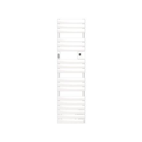Radiateur sèche-serviettes connecté Adelis étroit 750W Blanc Brillant - Atlantic - 862769_0