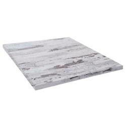 Restootab - Plateau 90x90 decor chene islande - blanc Bois manufacturé 3760371516841_0