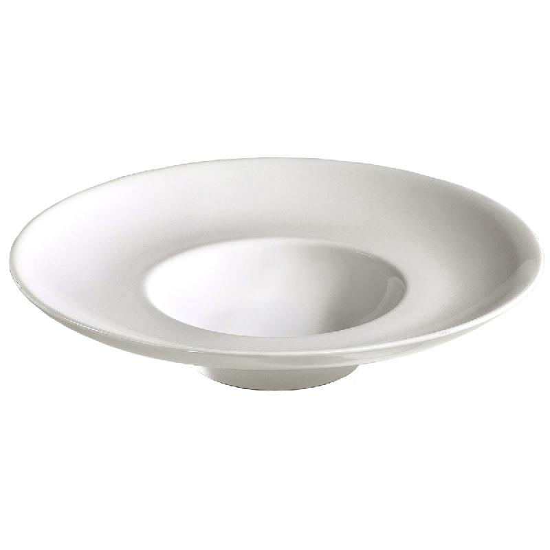 ASSIETTE CREUSE ROND BLANC PORCELAINE Ø 26,5 CM LOUNA PILLIVUYT