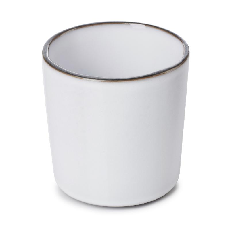 GOBELET À THÉ ROND BLANC PORCELAINE 22 CL Ø 8 CM CARACTERE REVOL