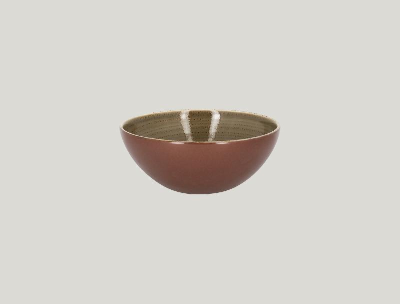 BOL ROND BRUN PORCELAINE 90 CL Ø 20 CM TWIRL RAK