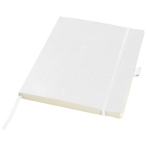 Bloc-notes taille tablette Pad 10710802 - 48 feuilles crème et blanches, fermeture élastique, ruban marque-page_0
