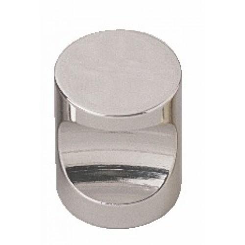 BOUTONS DE MEUBLE À ENCOCHE N° 4-LAITON CHROMÉ-DIAMÈTRE 25MM MOD