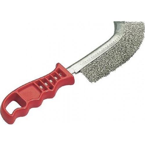 BROSSE MÉTALLIQUE UNIVERSELLE - MANCHE PLASTIQUE - FIL LAITON OSBORN