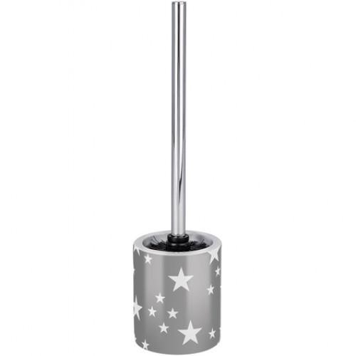 BROSSE WC À POSER - STELLA - CÉRAMIQUE GRIS WENKO
