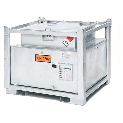 Citerne GNR galvanisée 1000 litres - GRV gazole GNR - homologation ADR et double paroi haute résistance_0