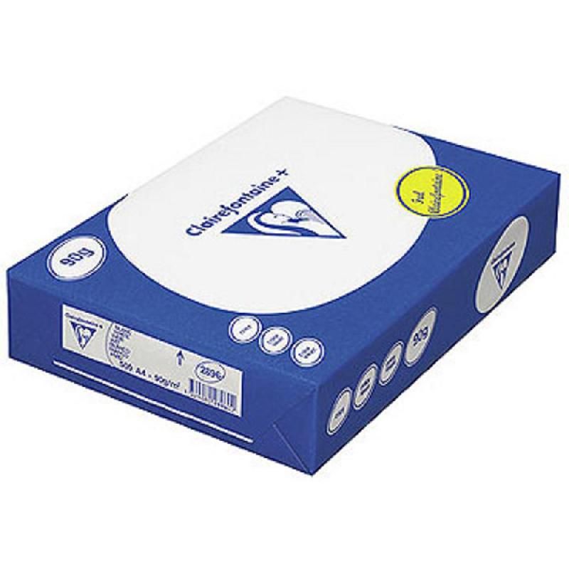 CLAIREFONTAINE PAPIER CLAIRALFA - RAMETTE DE 500 FEUILLES - FORMAT A4 (90 G/M²) - COULEUR BLANC (PRIX UNITAIRE)