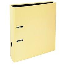 CLASSEUR À LEVIER AQUAREL PREM'TOUCH DOS 80MM - A4 - JAUNE CITRON - LOT DE 10