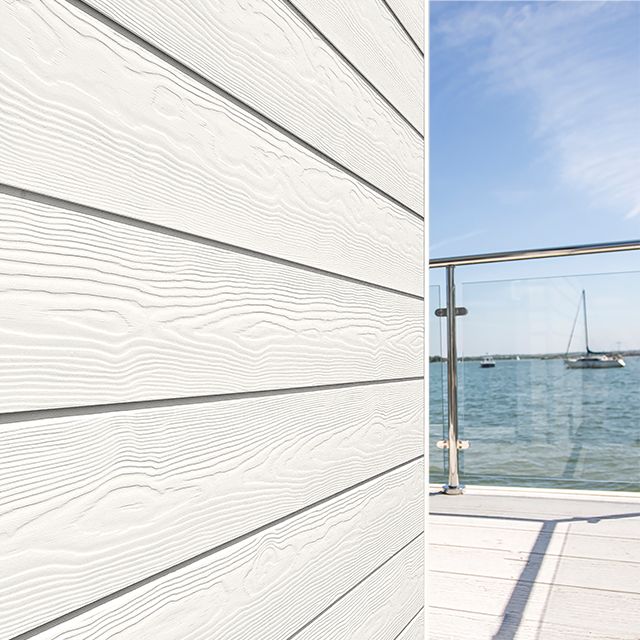 Click - façades Cedral - lames 12,20 kg - blanc everest - wood et smooth_0
