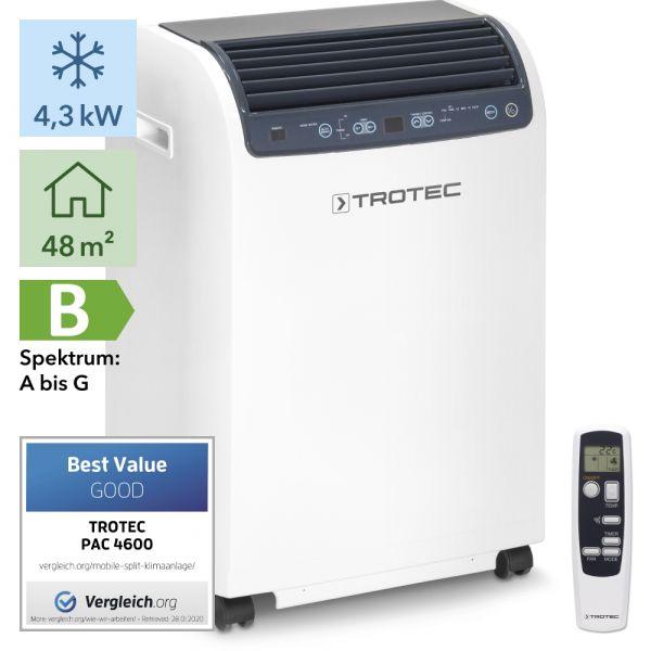 Climatiseur split mobile de 4,3 kW, pour une surface de 48 m² à 120 m³ - pac 4600_0