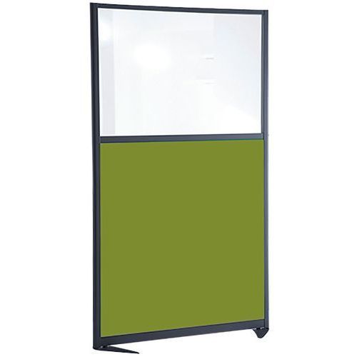 CLOISON DE SÉP ACOUS SUR ALL. 1700X1000 MM VERT + TAB BLANC - LIGNE M