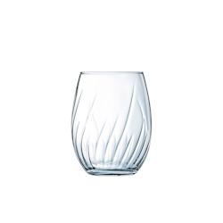 4 verres à eau 36 cl Swirly - Cristal d'Arques - transparent 0883314943573_0