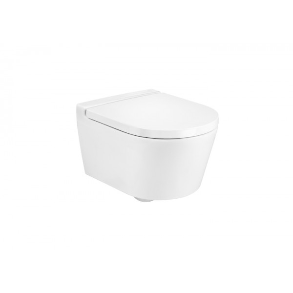 CUVETTE DE WC SUSPENDUE COMPACTE RIMLESS INSPIRA 480X370 BLANC - A346528000