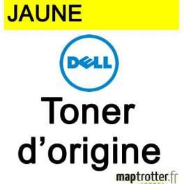 DELL - 593-BBBO - TONER JAUNE - PRODUIT D'ORIGINE - 1200 PAGES - R9PYX