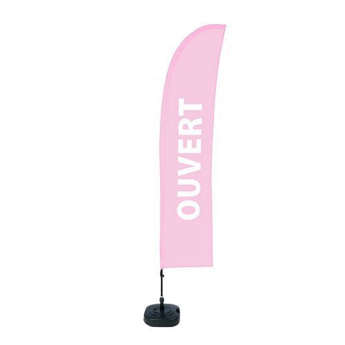 DRAPEAUX ENSEMBLE COMPLET OUVERT ROSE - SHOWDOWN DISPLAYS