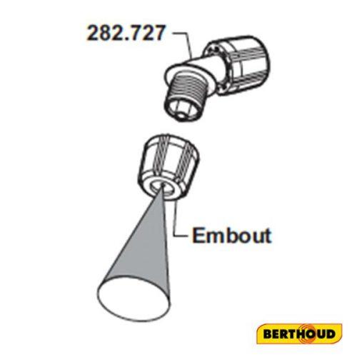 Embout Buse Turbot 12/10 Berthoud - Haute Qualité pour Systèmes de Pulvérisation (SANS LE SUPPORT 282.727)_0