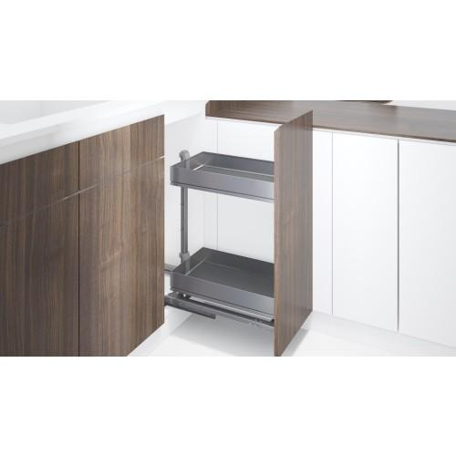 ÉTAGÈRE POUR COLONNE DE CUISINE DISPENSA 90° - ARENA PURE ANTHRACITE 300 MM KESSEBÖHMER