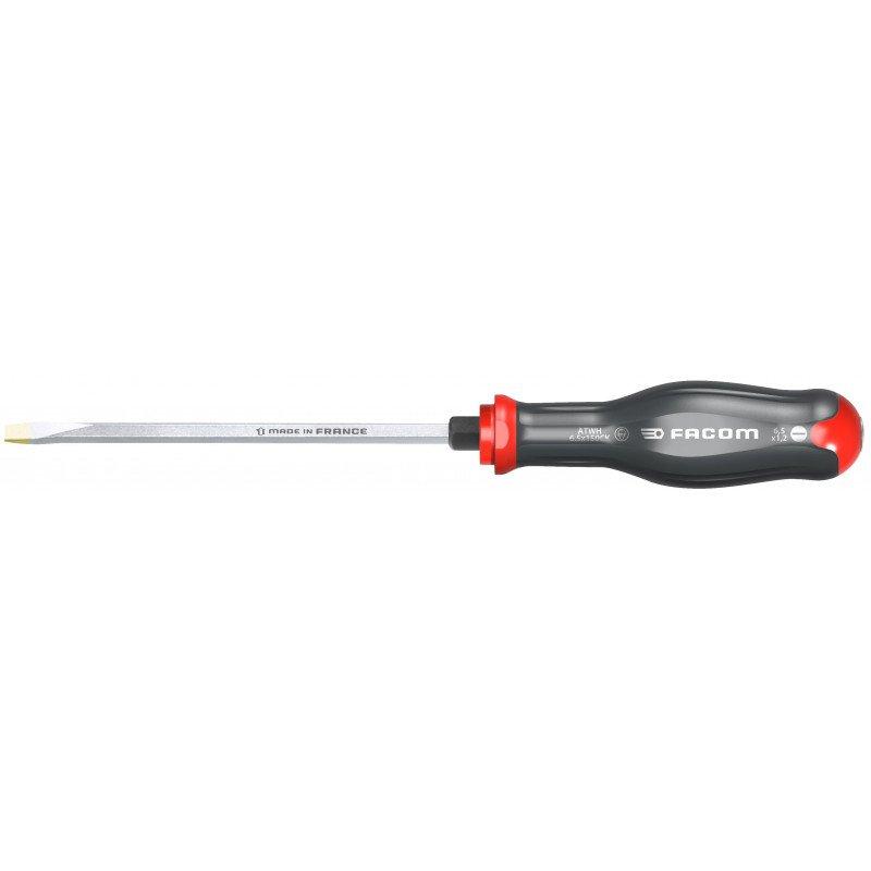 TOURNEVIS PROTWIST® POUR VIS À FENTE 4 X100MM LONGUEUR TOTALE 204MM - FACOM - ATW4X100CK