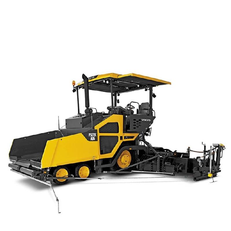 Finisseur sur pneus P5870C ABG - 129 kW - largeur 2.5 m - sortie 600 t/h_0