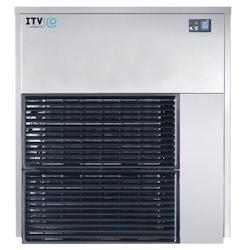 ITV Machine A Paillettes Avec Stockage Integre - Refroidissement Air - 515X550X1355 - Prod.:164Kgs/24H -Stockage 64Kgs - 230 V - 50Hz IQ180CA - Acier_0
