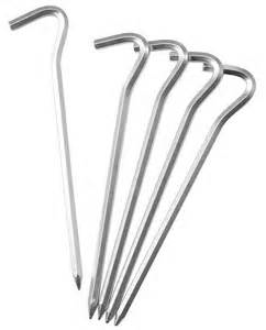 Jeu de 30 fiches - Ref : 72084 - Matériel pour terrain de foot pour fixer les filets au sol_0
