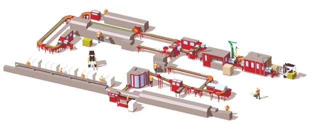 Lignes de convoyeurs à bande - structure métallique - vitesse de 5 à 100m/min - Metris & Solema - fabrication française_0