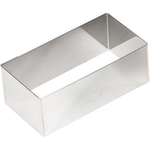 LOT DE 2 - NONNETTE INOX RECTANGULAIRE 11X2.5X3 CM