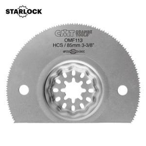 LOT DE 5 LAMES OSCILLANTE CMT LARGEUR 85 MM POUR BOIS ET PLASTIQUE, FIXATION STARLOCK.
