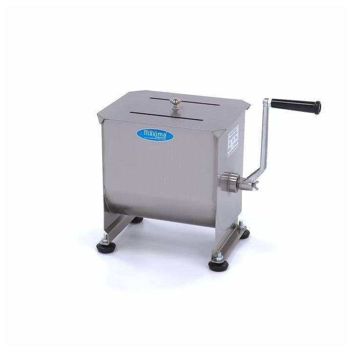 Mélangeur à viande manuel  ECO 10 L - 7,5 kg -  cuve fixe - axe unique, cuve fixe_0
