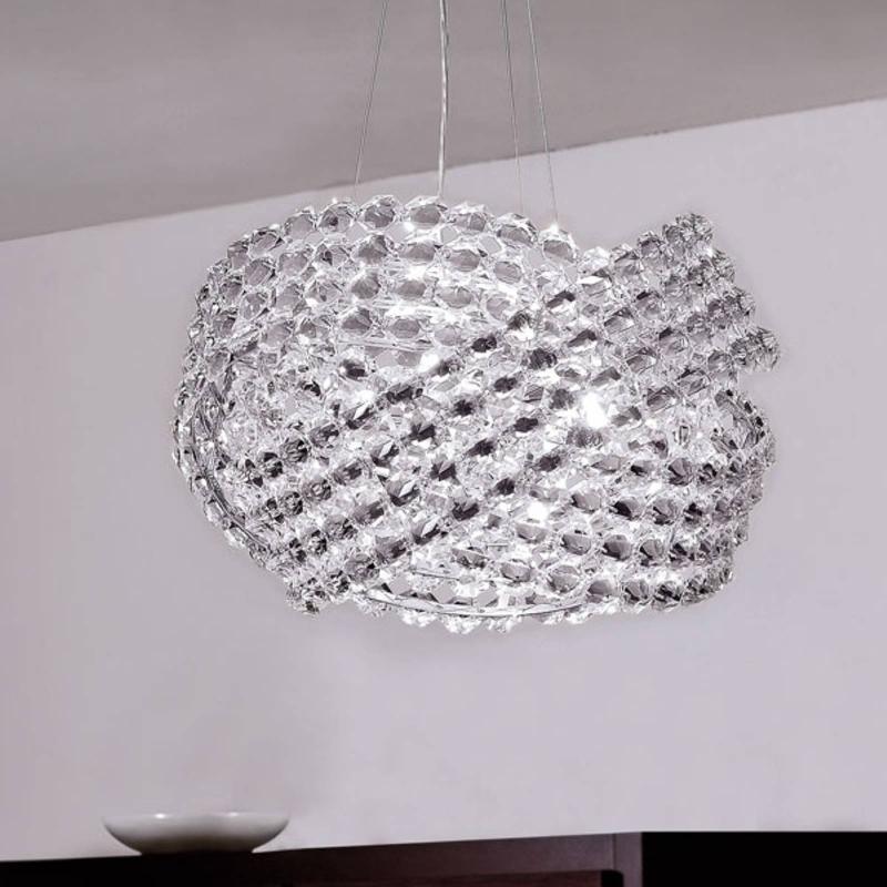 MARCHETTI SUSPENSION EN CRISTAL DIAMANTE Ø 40 CM