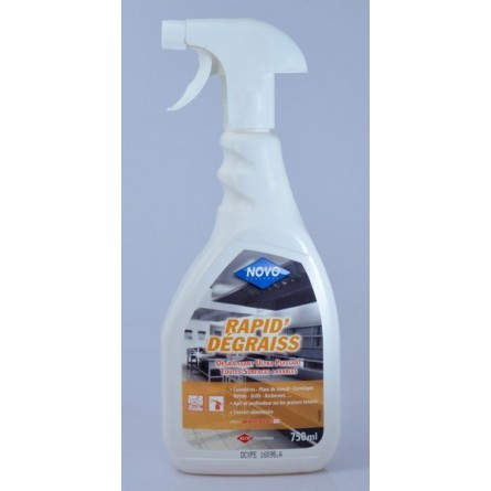 Novo rapid'degraiss degraissant cuisine restauration manuel contact alimentaire vapo de 750ml_0