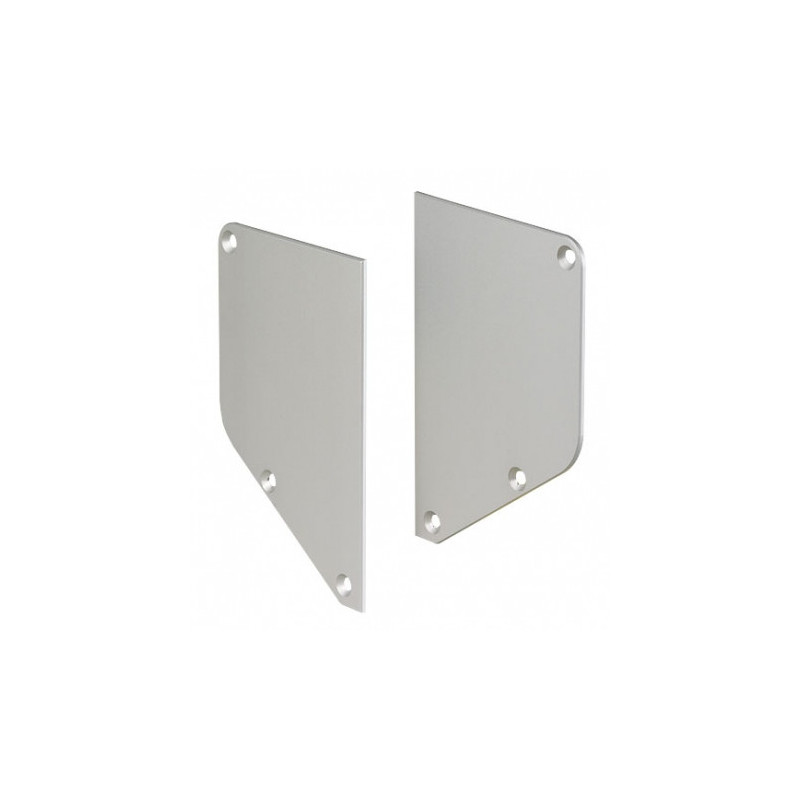 PAIRE DE FLASQUE ALUMINIUM POUR CAPOT 550KG - SEWOSY - EF550C/AEC