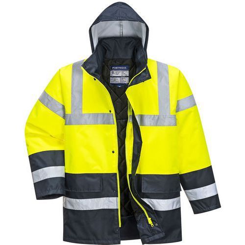 PARKA HAUTE-VISIBILITÉ IMPERMÉABLE TRAFFIC S466 JAUNE S - PORTWEST