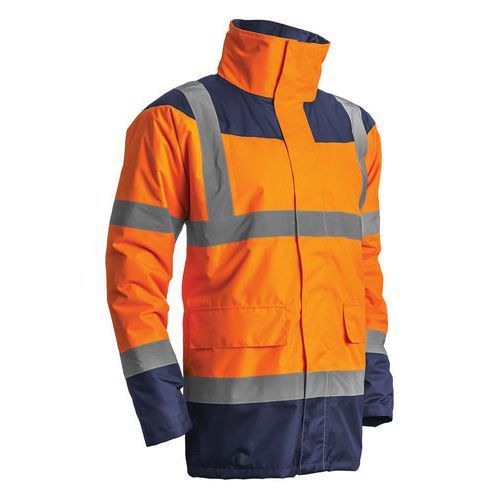 PARKA HAUTE VISIBILITÉ MATELASSÉE KETA - ORANGE - T.L - COVERGUARD