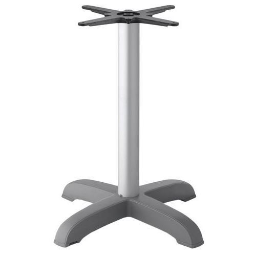 PIED DE TABLE TIFFANY HAUTEUR 73 CM 4 BRANCHES - GRIS - S-CAB