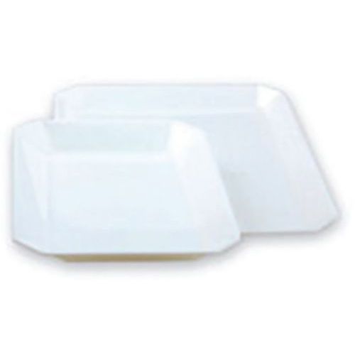 PLAT EN PLEXIGLAS PANS COUPÉS B75 - 300X400X17 MM - BLANC