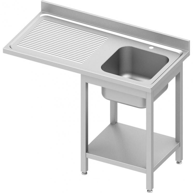 Plonge 1-bac (d) avec espace pour lave-vaisselle 1200x700x900 à monter - P954897120_0