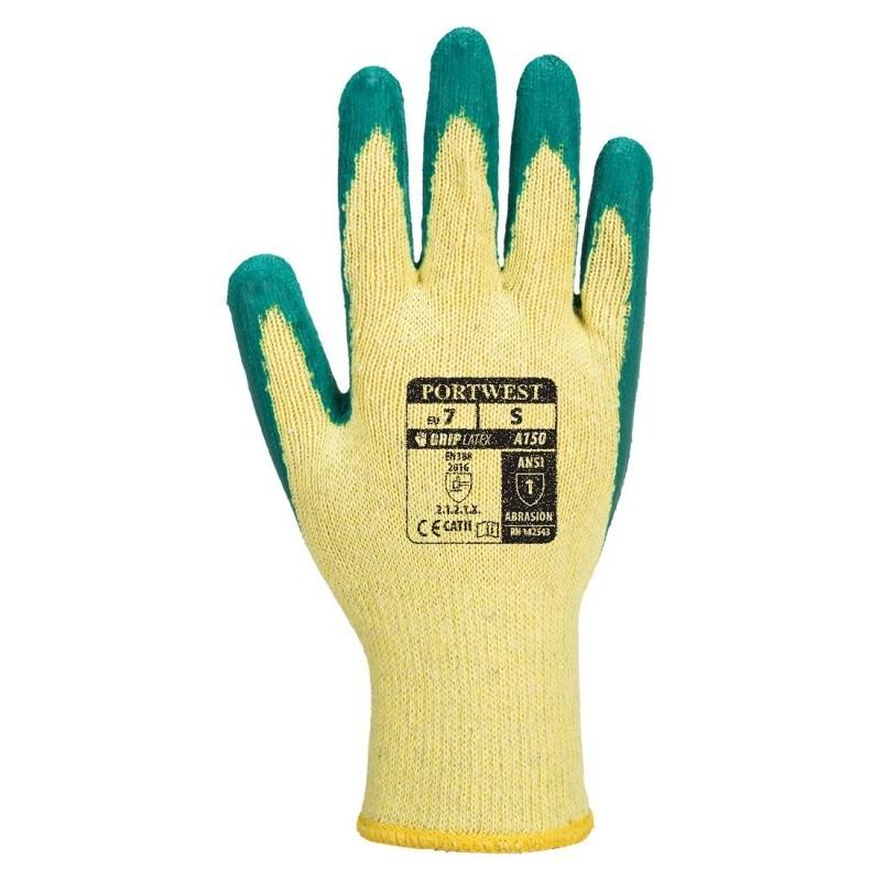 Portwest - Gants manutention tricotés enduit latex CLASSIQUE (Pack de 12) #A0D468 Taille 8 - 8 vert multi-matériau 5036108302093_0