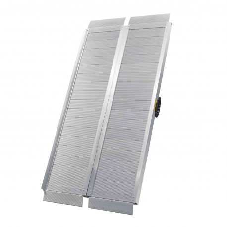 Rampe d'accès PMR pliable - rampe valise légère et portable - charge maximale 272 kg_0