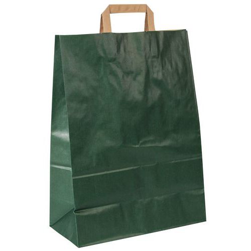 SAC EN PAPIER KRAFT COL.:VERT H:43 CM - BUNZL