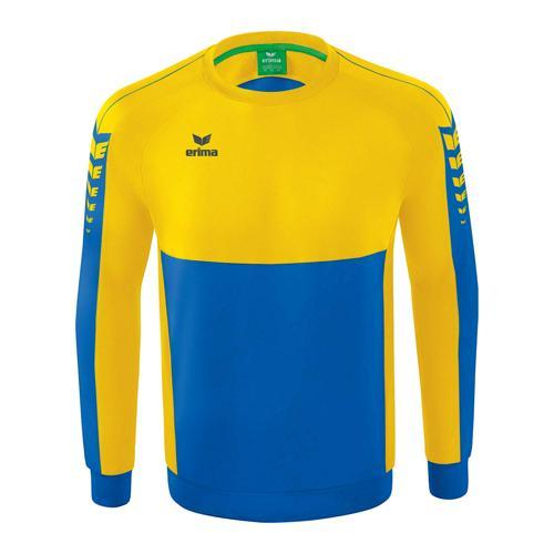 SWEAT ENFANT - ERIMA - SIX WINGS ROY/JAUNE