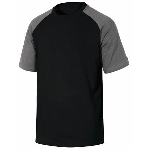 TEE-SHIRT GENOA - 100% COTON NOIR/GRIS - T.XXL DELTA PLUS