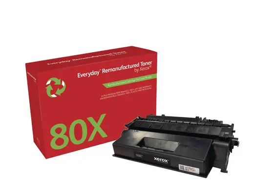 Toner remanufacturé Mono Everyday¢ de Xerox compatible avec HP 80X (CF280X), Grande capacité_0