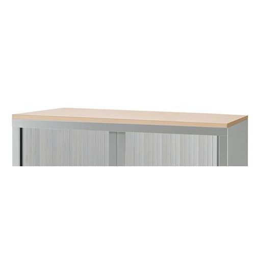 TOP DE FINITION MÉLAMINÉ POUR ARMOIRE 100CM CHÊNE CLAIR - QUADRIFOGLIO