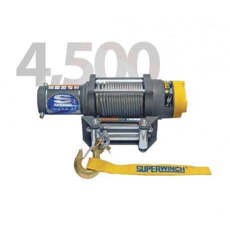 Treuil électrique Superwinch TERRA 45 - 2041 kg - 12V - Relais étanche - Câble galva 6,5 mm x 16,76 m_0